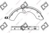 DJ PARTS BS1313 Brake Shoe Set